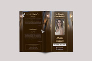 Funeral Program | Ms Word Version, a Brochure Template by GreenPixi (Thumbnail 3 of 4)