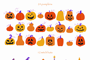 Catoween • halloween cat clipart, a Seasonal Illustration by dariikos (Thumbnail 7 of 16)