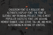 Choserom - Handwritten Font, a Handwritten Font by QR Design Studio (Thumbnail 3 of 6)