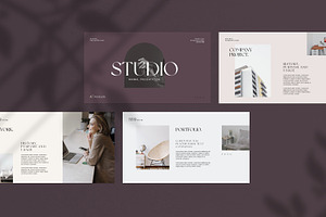 Studio Portfolio PowerPoint Template