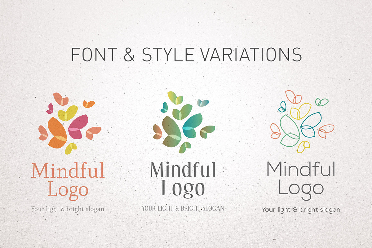 Butterfly Bloom – Mindful Logo Kit, a Branding & Logo Template by Elibee (Photo 9 of 11)