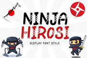 Ninja Hirosi, a Handwritten Font by Yoga Letter (Thumbnail 1 of 5)