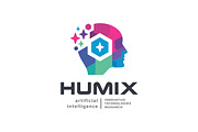 Human Head Ai Tech Logo, a Branding & Logo Template by Design_Planet (Thumbnail 1 of 4)