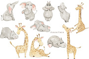 Everyone loves ice cream!, an Animal Illustration by Love Watercolor Store (Thumbnail 5 of 11)