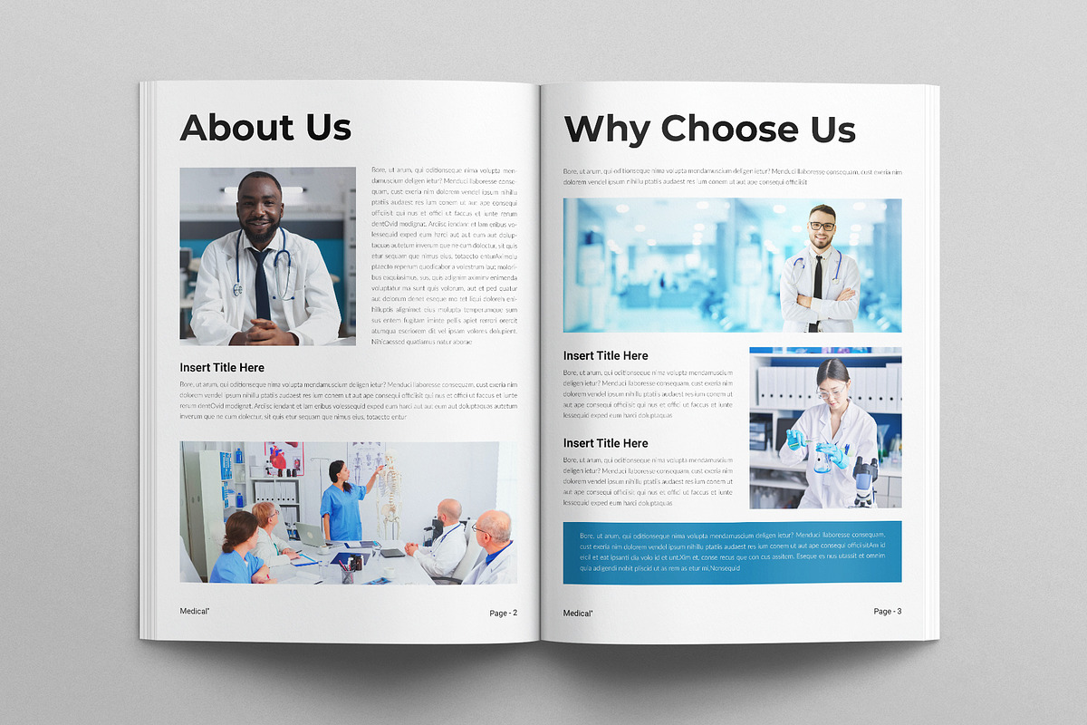 Medical Brochure Template, a Brochure Template by E-Type (Photo 2 of 7)