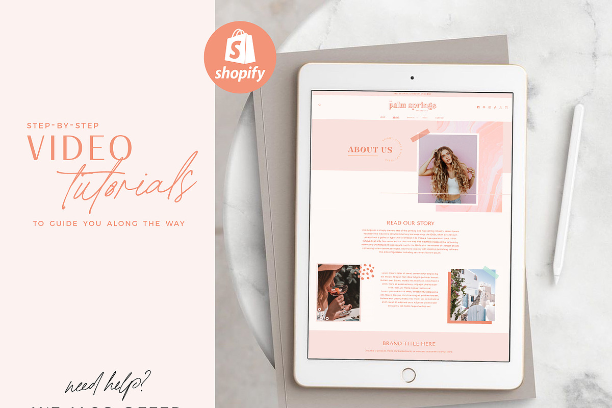 Bright Boho Shopify Theme, a Shopify Template by Macarons and Mimosas (Photo 10 of 10)