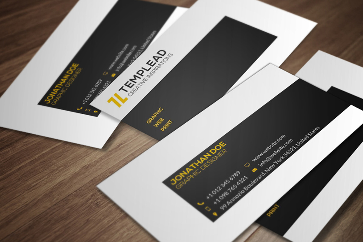 Creative Business Card CM113, a Business Card Template by annozio (Photo 1 of 4)