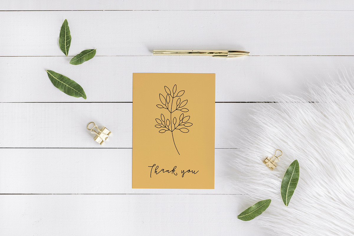 Leaves Procreate Stamp Brushes, a Brush Add-On by Little Nordic Atelier (Photo 3 of 3)