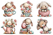 Whimsical Easter Bunny Clipart, an Illustration by Daily.Designs (Thumbnail 6 of 8)