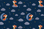 Cute fox vector. Fox pattern print, an Animal Illustration by StudioLondon (Thumbnail 2 of 5)