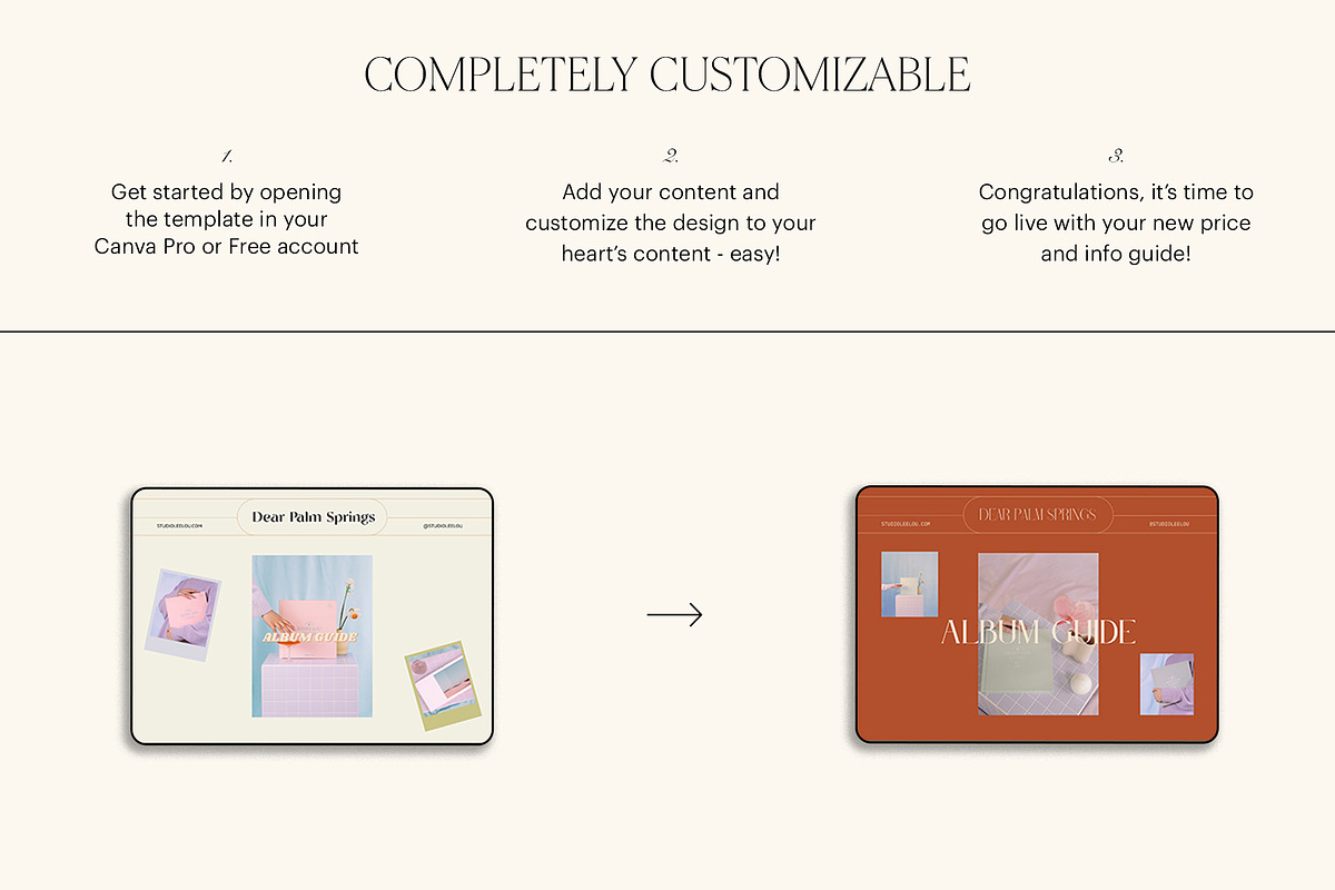 Retro | Album Guide PDF, a Templates & Theme by Studio Leelou (Photo 10 of 10)