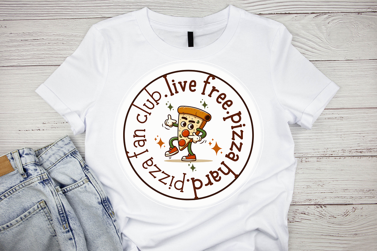 14 Vintage PIZZA Quotes Bundle, a Food Illustration by ClipArtTime (Photo 4 of 4)