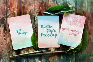 Rustic Style Mockup