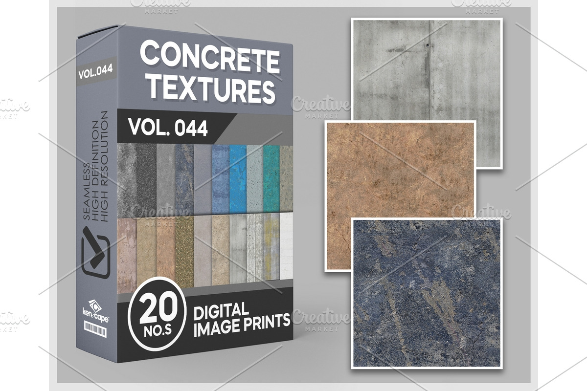 20 Seamless Concrete Textures, an Architecture Photo by KenScape (Photo 1 of 3)