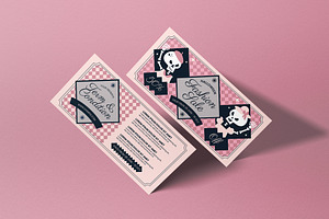 Pink Cartoon Fashion Sale Voucher