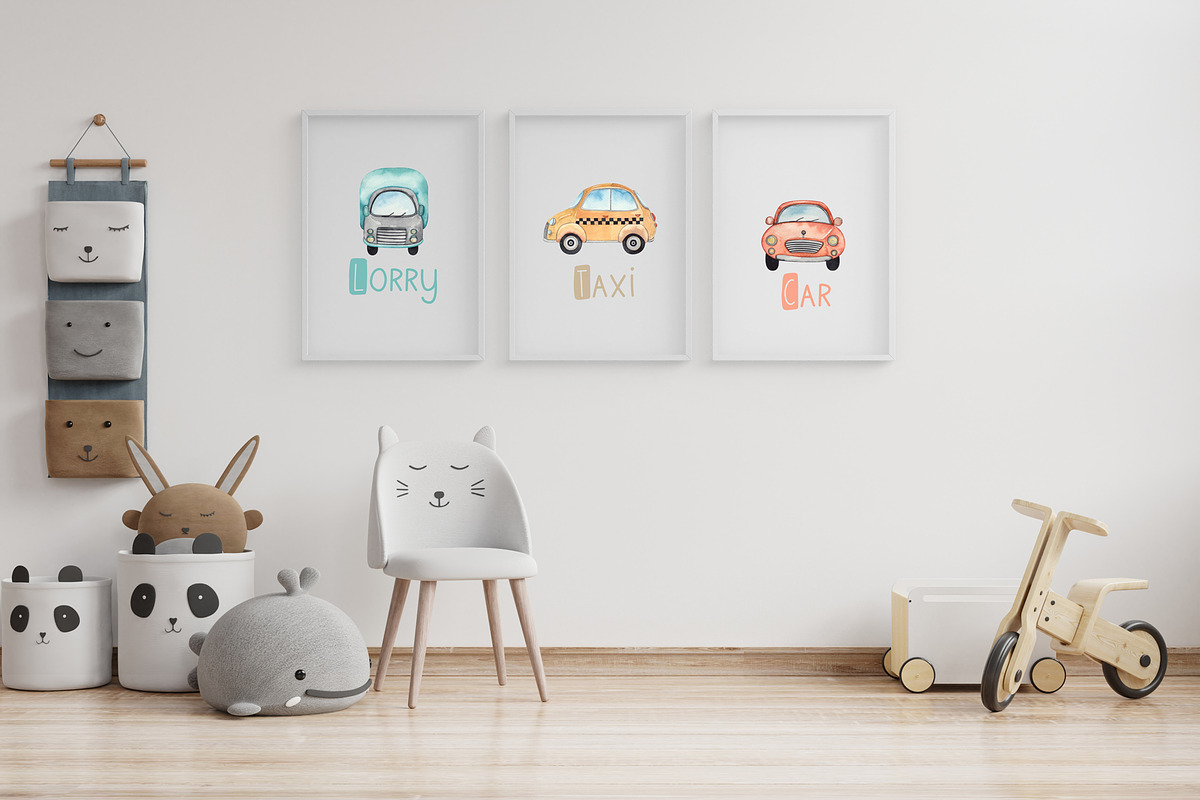 Watercolor Transport by land, an Object Graphic by Ana-Sakuta (Photo 10 of 22)