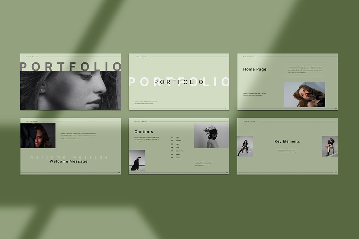 Portfolio Presentation Template preview 2