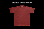 Vintage Box T-Shirt Mockup Bundle, a Shirt Mockup by Mad Supply (Thumbnail 5 of 7)