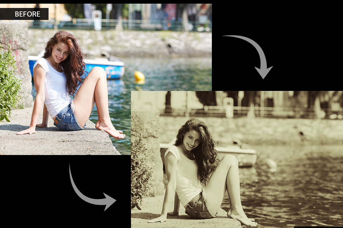 Sepia Lightroom Presets bundle preview 3