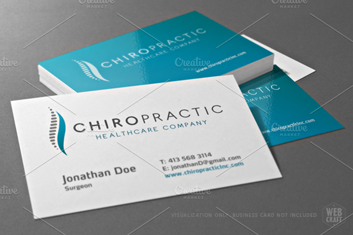 Chiropractic Logo Template, a Branding & Logo Template by WebCraft (Photo 3 of 6)