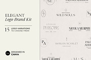 Elegant | Logo Brand Pack, a Branding & Logo Template by Studio Leelou (Thumbnail 1 of 10)