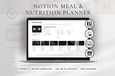 Notion Meal Planner Template