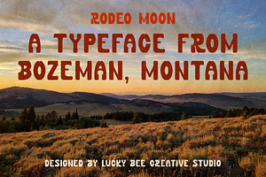 Rodeo Moon A Western Slab Serif Font