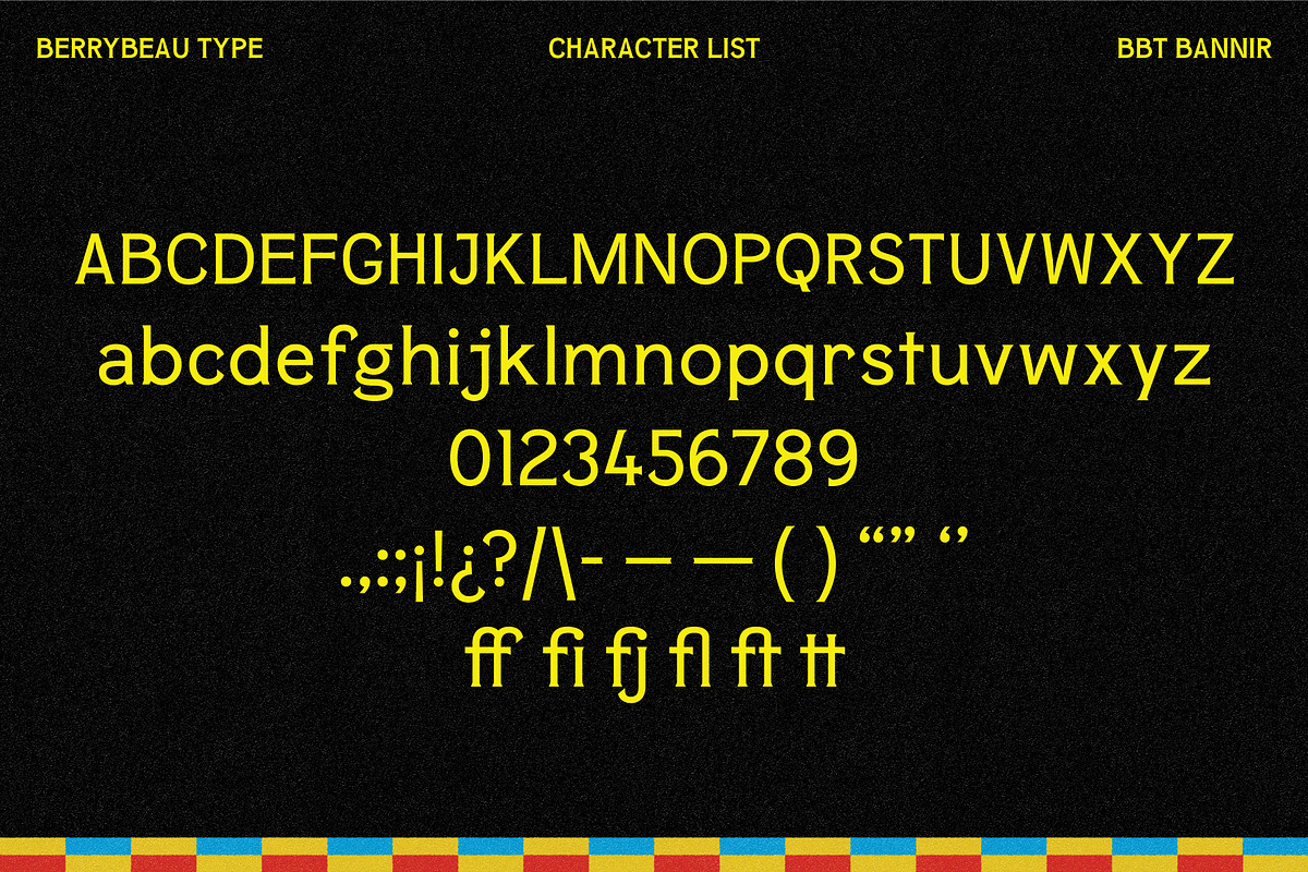 BBT Bannir, a Serif Font by Berrybeau Type (Photo 6 of 6)