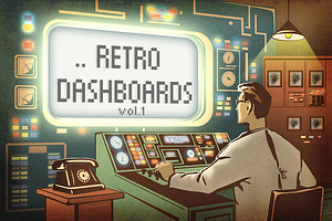 Retro Dashboards vol.1