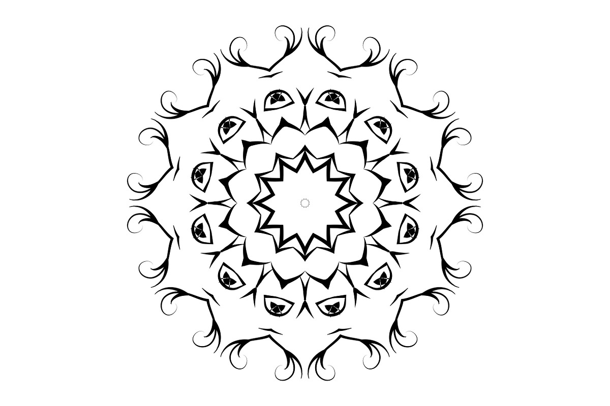 Spiritual Mandala Artwork Bundle, a Decorative Illustration by NJ Himel (Photo 49 of 104)