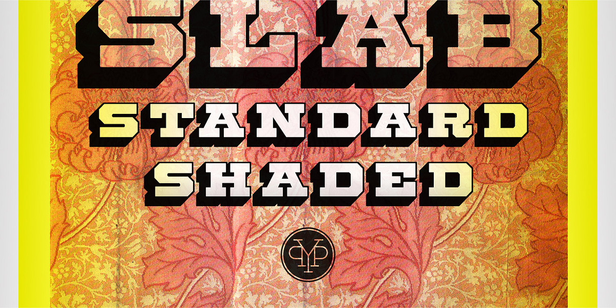 Standard Shaded, a Font by Yes Please (Photo 6 of 10)