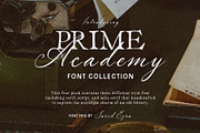Prime Academy - Vintage Font Trio, a Script Font by Sarid Ezra (Thumbnail 1 of 9)