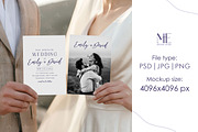 Wedding Invitation Cards Mockup Set, a Mockup by Mie Mockup Studio (Thumbnail 6 of 7)