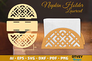 Rattan Napkin Holder Lasercut BUNDLE, an Object Graphic by OTVEY DESIGN (Thumbnail 8 of 13)