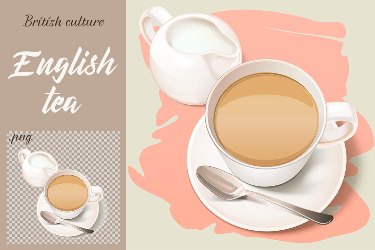 Tea culture vector illustrations., a Food Illustration by Indie Khisa (Photo 3 of 5)