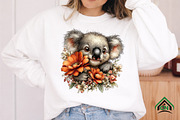 Whimsical Easter Koala Clipart Png, an Illustration by Craft Nest (Thumbnail 7 of 12)