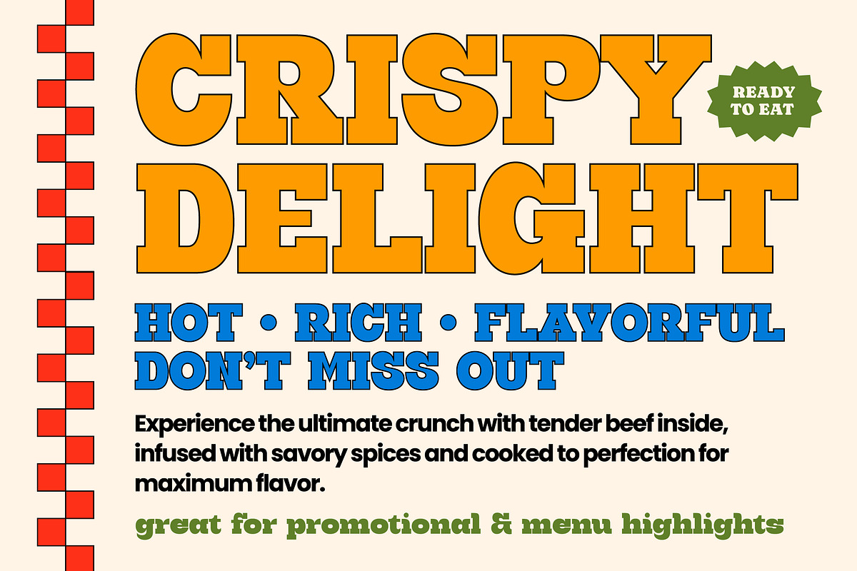 Groovy Bigsky Retro Vintage Serif, a Serif Font by timelesstype.co (Photo 4 of 15)