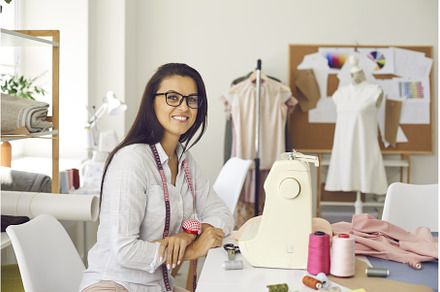 Portrait of happy woman who works as, a Person Photo by StudioRomantic