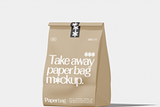 Kraft Paper Bag Mockup, a Packaging Mockup by Permadi Creative (Thumbnail 2 of 3)