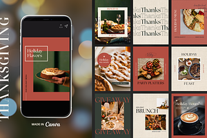 Canva Instagram Kit Holiday