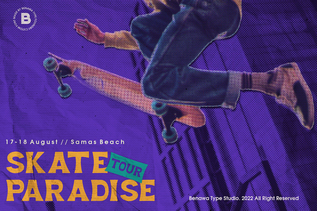 Paradixe - Crafted Display Font, a Font by Bentype Studio (Photo 6 of 6)