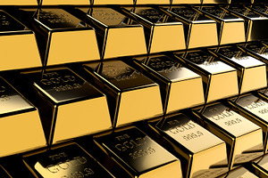 Golden bars background