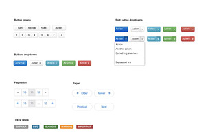 Illustrator Twitter Bootstratp UI