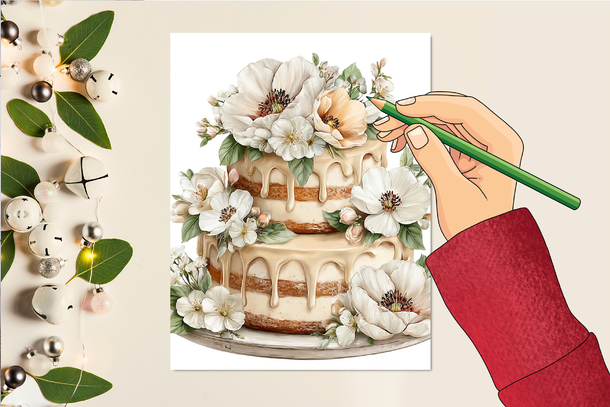 Watercolor Neutral Baking Clipart, an Illustration by DreamCafeArt (Photo 6 of 6)