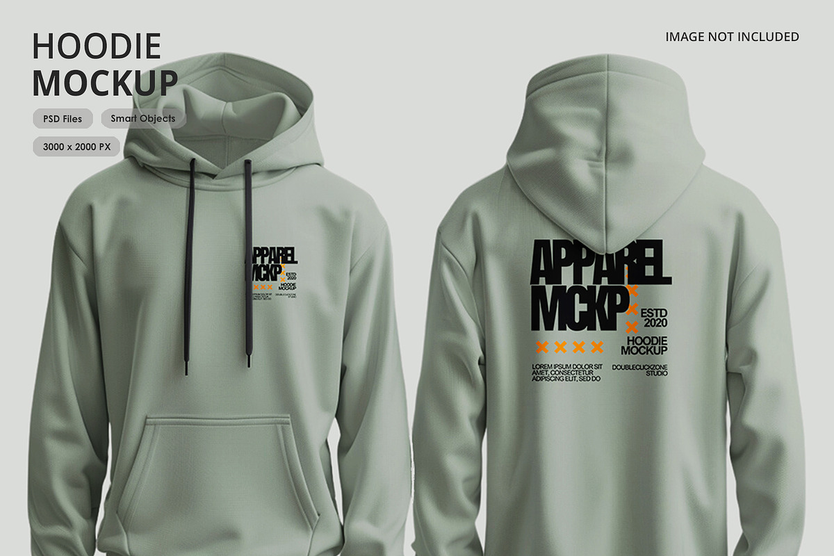 Hoodie Mockup, a Hoody Mockup by Mockupnine (Photo 1 of 2)