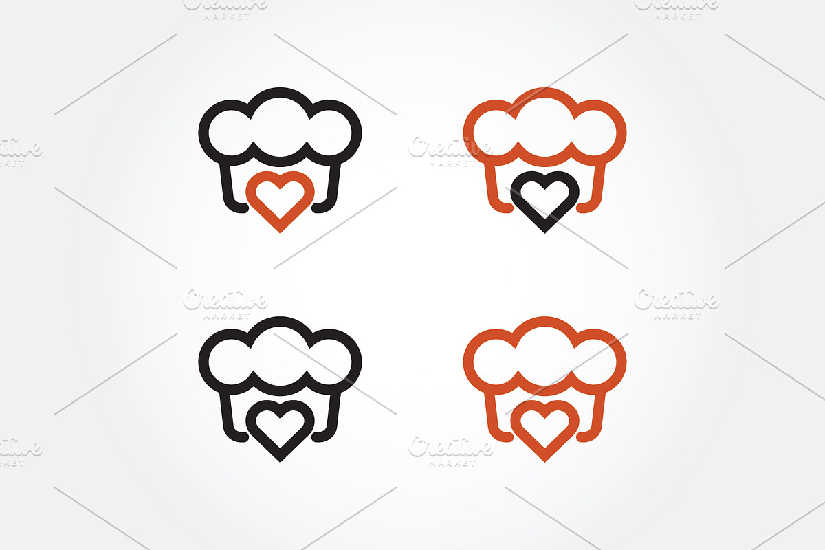 Chef-Heart - Chef & Cooking Logo, a Branding & Logo Template by Creattlle (Photo 4 of 4)