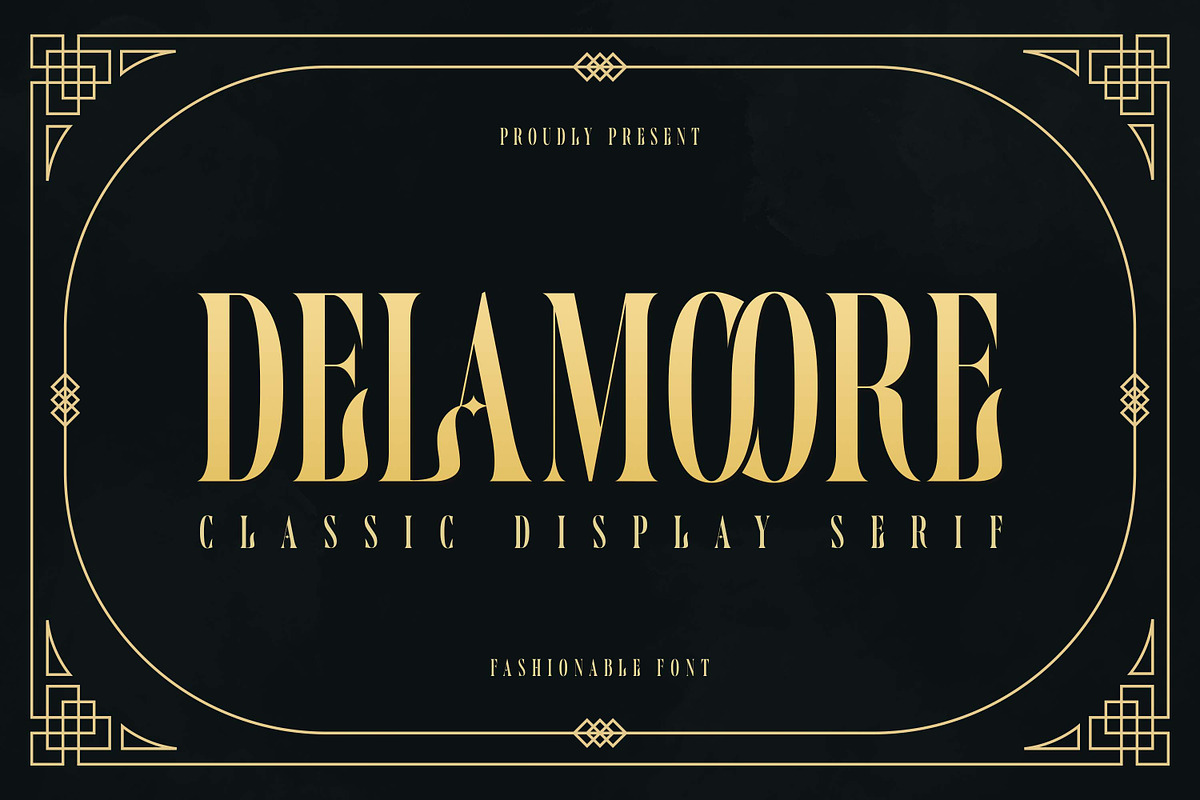 Delamoore - Classic Display Serif, a Serif Font by Almarkhatype (Photo 1 of 10)