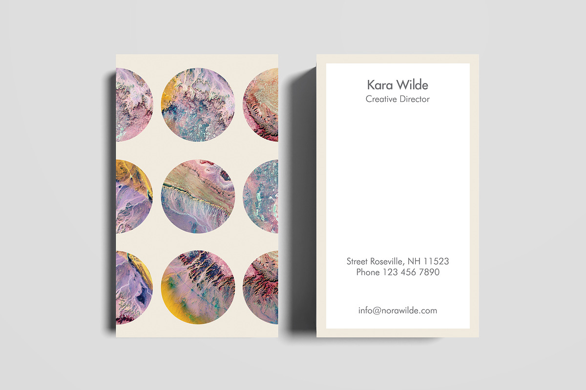 Abstract Geometrical Business Card, a Business Card Template by The Wall Art Mockup Shop (Photo 2 of 2)