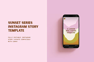 Sunset Series: Instagram Story Temp, a Social Media Template by Brighten Made