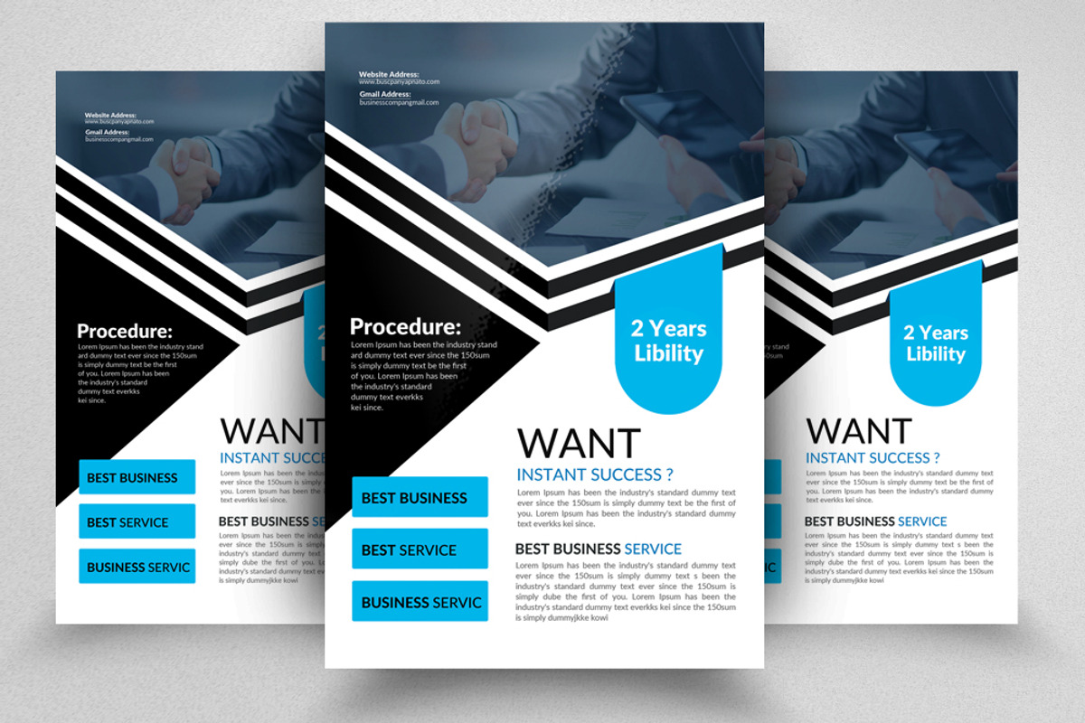 100 Business Flyers Mega Bundle, a Flyer Template by Design Up (Photo 4 of 100)